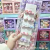 Lindo Clip para el Cabello de Dibujos Animados Sanrio con Lazo de Encaje Dulce Clip para el Flequillo de Niños Pasador para el Cabello de Estudiante