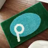 Alfombra antideslizante simple para baño con diseño de carta transfronteriza, alfombra de mechones muy absorbente, alfombra de cachemir para sala de estar, alfombra de mesita de noche, alfombra para mesa de café