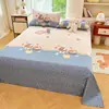2026 Novo Modelo Classe A Algodão Nuvem Desenho Animado Lençol de Cama Oversized, Amigo da Pele, Estilo Quatro Estações para Dormitório, Colcha de Cama de Cobertura Total 1,5m