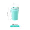 Juego Transfronterizo de Lonchera de Plástico y Vaso de Agua, Lonchera Compartimentada Sellada, Apta para Microondas, Lonchera para Estudiante con Utensilios