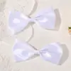 Conjunto de Presilhas de Cabelo com Laço e Fita Amazon Cor de Doce Acessórios de Cabelo para Meninas Presilhas Diárias Fofas de Princesa 5192