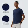Camiseta Deportiva Cruzada Cuello Polo Henry, Resistente al Desgaste, Casual, Protector Solar, Secado Rápido, Entrenamiento, Running, Manga Corta, Manga Corta Personalizada para Fitness