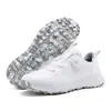 Zapatos de golf para hombre y mujer de comercio exterior transfronterizo, impermeables, con botones giratorios, zapatos de golf para parejas, zapatillas deportivas casuales