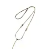Cordão para Pingente de Jade de Hotan, Colar Puramente Tecido à Mão, Corda Simples para Pingente