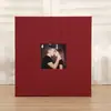 Álbum de Fotos Laminado Autoadhesivo con Cubierta de Lino Transfronterizo para Fotos Familiares, Álbum de Sellos Hecho a Mano Autoadhesivo Tipo DIY, En Stock