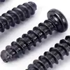 Tornillos Autorroscantes de Acero Inoxidable 201 Cabeza Cruz Redonda Cola Plana Pb Negro Tornillos de Cabeza de Lenteja Cola Plana de Zinc Negro M2M3/M4M5