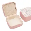 Caja de Joyería, Mini Caja de Almacenamiento, Pendientes, Pulseras, Caja de Costura Doméstica Compacta y Portátil, Bolsa de Almacenamiento para Joyería