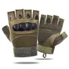 Guantes Tácticos Deportivos al Aire Libre de Medio Dedo para Hombre Guantes de Protección para Entrenamiento Ciclismo Antideslizantes Resistentes al Desgaste Guantes Deportivos