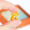 Loja de Ouro Mesmo Estilo Areia Dourada Acessórios DIY Martelo Três Cores Cavalo Pingente Colar Cavalo Real Pingente da Fortuna Cavalo do Zodíaco Pingente