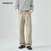 Pantalones de Negocios Casuales Transfronterizos Apo para Hombre en Otoño, de Gama Alta, Holgados y Versátiles, Pantalones de Pierna Recta con Caída y Estiramiento