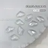 Ponta de Machado com Formato Especial Diamantes para Nail Art Macaco Pequeno Diamantes Coloridos de Bala Rosa Branco Vidro Super Brilhante Ornamentos para Nail Art