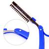 Lâminas para Aparar Sobrancelhas 10 Peças/Caixa Feather Aço Inoxidável Lâmina Afiada Suporte de Lâmina Conjunto Combinado de Lâminas Correspondentes