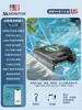 Robot Limpiador de Piscina Skimmer Totalmente Automático Filtro Fondo de Estanque de Tortugas Acuáticas Aspiradora Submarina para Estanques de Peces