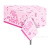 ZB269 mantel de fiesta de pijamas rosas mantel de fiesta desechable mantel de fiesta de PE 130 * 220cm