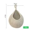 Bolsa de Malla para Frutas Tejida a Mano, Bolsa de Malla Tapiz, Tipo Gota de Nido de Pájaro Estilo Ins Bolsa de Malla para Almacenamiento Colgante de Frutas y Verduras