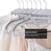 Percha de plástico para ropa de uso doméstico, de doble uso, seca y húmeda, sin costuras, antideslizante, con esquinas antideslizantes y cabeza de pato, venta al por mayor de fábrica