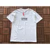 Camiseta de Manga Corta Pesada de Algodón con Estampado de Letras de Moda Callejera Americana Original Transfronteriza Holgada para Hombres y Mujeres