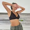 Lencería Sexy de Encaje para Mujeres con Senos Grandes, Copa Completa, Reductora, Ajustable, Completamente Transparente, Sujetador Transparente de Malla Ultrafina
