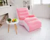 Nuevo Sofá Inflable Perezoso para Adultos de Dos Piezas Transfronterizo PVC Espesado con Flotado Silla Inflable Individual Silla Plegable