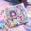 Libro de Pegatinas Nuevo Juego de Disfraces Xinmo Girl de Lingmo Supply Chain, Pegatinas Energéticas de Maquillaje de Princesa, Colección Brillante