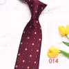 Corbata de negocios de cuero de 8 cm a rayas en stock corbata de poliéster para hombre jacquard negocios corbata vintage fabricantes suministro