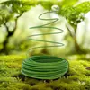 Alambre de Hierro Recubierto de Plástico para Jardinería Alambre Grueso para Atar Amarre DIY Soporte para Plantas en Maceta Hecho a Mano Cuerda de Soporte para Plantas Trepadoras Forma Tamaño Mediano