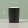 Conjunto de Copos Cerâmicos para Hotel com Logo Gravado: Copo para Enxaguante Bucal, Copo para Lavar o Rosto, Copo para Escova de Dentes Redondo com Listras Retas