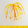 Decoraciones de Globos de Fuegos Artificiales de Tira Larga de Colores para Fiestas de Cumpleaños Infantiles, Creando una Atmósfera Ceremonial, Decoraciones Colgantes de Interior para la Escena