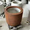 Floreira de pedra lavada feita sob medida para jardim privativo, floreira de parede para varanda, vaso de parede para plantas verdes e flores