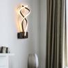 Arandela de Parede Simples para Sala de Estar Quarto Escritório Cabeceira Luz LED Nórdica Corredor Escada Luz Decorativa de Hotel