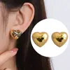 Pendientes de Diseño Metálico Transfronterizos para Mujer, Estilo Coreano Sencillo, Modernos, Personalizados, Exquisitos, Geniales y Dulces Pendientes