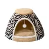 Nueva cama semi-cerrada para gatos, cálida en invierno, villa de lujo, nido para dormir multifuncional para gatos, sofá para mascotas, venta al por mayor transfronteriza