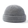 Chapéu Yuppie Inverno Novo Estilo Outono e Inverno Boné Melão Estudante Moda Tendência Quente Chapéu Tricotado Top Redondo Top Plano Marca Tendência