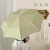 Guarda-chuva Infantil, Guarda-chuva de Vinil para Alunos do Ensino Fundamental, Uso Duplo para Sol e Chuva, Retrátil Automático de Segurança, Dobrável Anti-Rebote, Guarda-chuva Totalmente Automático