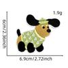 Bordado a Máquina Dibujo Animado Animal Pegatinas de Tela Cachorro Colorido Bordar Accesorios de Ropa Descuento Venta al por Mayor Bordado Eléctrico Apliques para Planchar