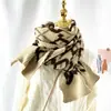Cachecol de Rena de Natal Feminino Inverno Estilo Coreano Versátil Estudante Outono e Inverno Tricô Lã Longo Espessado Conjunto de Cachecol para Menina
