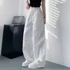 Pantalones de pierna ancha para mujer, ligeros, protectores del sol, de secado rápido, 2026, talla grande, adelgazantes, de cintura alta, pantalones cargo deportivos Iins, modernos