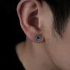 Aretes de Gota de Aceite para Hombre, Moda de Nicho Transfronteriza Europea y Americana, Clips Magnéticos Simples para Oreja para Mujer, Lujo Ligero, Sensación de Alta Gama, Accesorios Versátiles