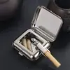 Cinzeiro Portátil para Exterior Criativo de Metal Pequeno Cinzeiro Chaveiro Estilo Japonês e Coreano Comércio Exterior Transfronteiriço Novo Mini Modelo