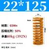 Padrão Japonês Resistente a Altas Temperaturas Mola de Molde Mola de Compressão Doméstica 65Mntf Fio Plano de Alta Resistência Compressão Retangular Alta Elasticidade
