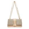 Bolso Pequeño para Mujer 2025 Nuevo Versátil de Moda Tendencia Bolso Cuadrado Pequeño Bolso Cruzado Versátil con Cadena para Hombro con Hebilla de Cierre Bolso de Mujer
