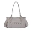 Bolso de Mano de Cuero Suave Color Sólido Lujo Ligero para Mujer 2026 Nuevo de Gama Alta para el Trabajo Transfronterizo Simple Moda Bolso de Hombro Único para el Trabajo
