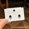 Pendientes de Plata de Ley S925 Moda Coreana Nueva Flor Perla Mismo Estilo Xiaohongshu Simples Elegantes Nicho