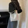 Bolsa Saco de Grande Capacidade de Luxo para o Dia a Dia Feminina 2026 Novo Estilo Bordado Requintado Bolsa Tote de Ombro Único