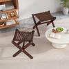 Un lote de mecedora reclinable para adultos, plegable, para la hora del almuerzo, para el ocio, para la siesta, para el hogar, balcón, ocio, anciano, bambú, sacudir