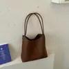 Bolsa Mãe e Filho Nova Moda Transfronteiriça 2026 para Mulheres, Bolsa Tote Vintage de Alto Padrão, Bolsa de Mão e Bolsa de Ombro de Grande Capacidade para o Dia a Dia