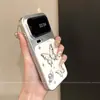 Adecuado para funda de teléfono Xiaomi 17promax con soporte, nuevo modelo para mujer xm15por, diseño simple de mariposa metálica de alta gama