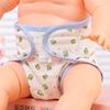 Nova fralda de bebê duolaituo algodão respirável à prova de vazamento rejeita bumbum vermelho algodão de camada única