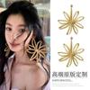 Fascinada por Moscú~ Pendientes Redondos de Ratán Estilo Vacacional para Mujer, Aretes de Clip y Accesorios para Orejas con Vibras de Costa Nicho
