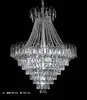 Novo Salão de Casamento Adereços de Ferro Lâmpada Prateada Eletrogalvanizada Lâmpada de Teto de Cristal Iluminação Adereços de Casamento Lustre de Corrente de Cristal